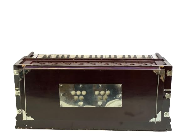 Salablez® 7 Stopper Best Harmonium, Double Bellow, 39 Key, Two Reed(Bass-Male),3 1/4 Octave With Free Carry Bag For Professionals And Begineers