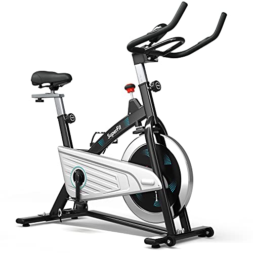 Goplus Magnetic Stationary Bike with Flywheel