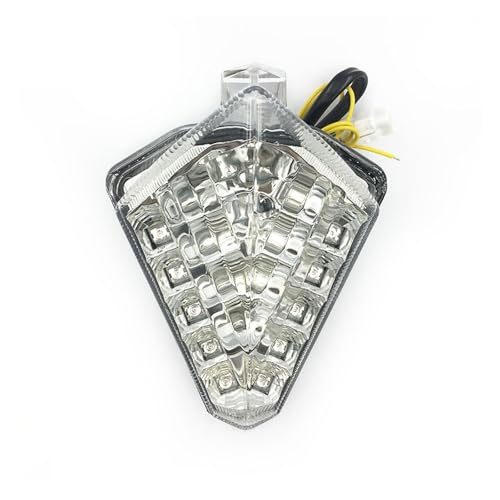 Feu arrière de moto pour YZF R1 2007 2008 avec clignotants LED intégrés version Clear A