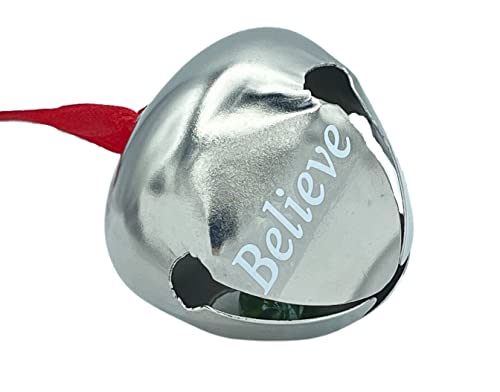 Believe Bell Christmas Tree Hanging Ornaments Sleigh Bells #TOP7