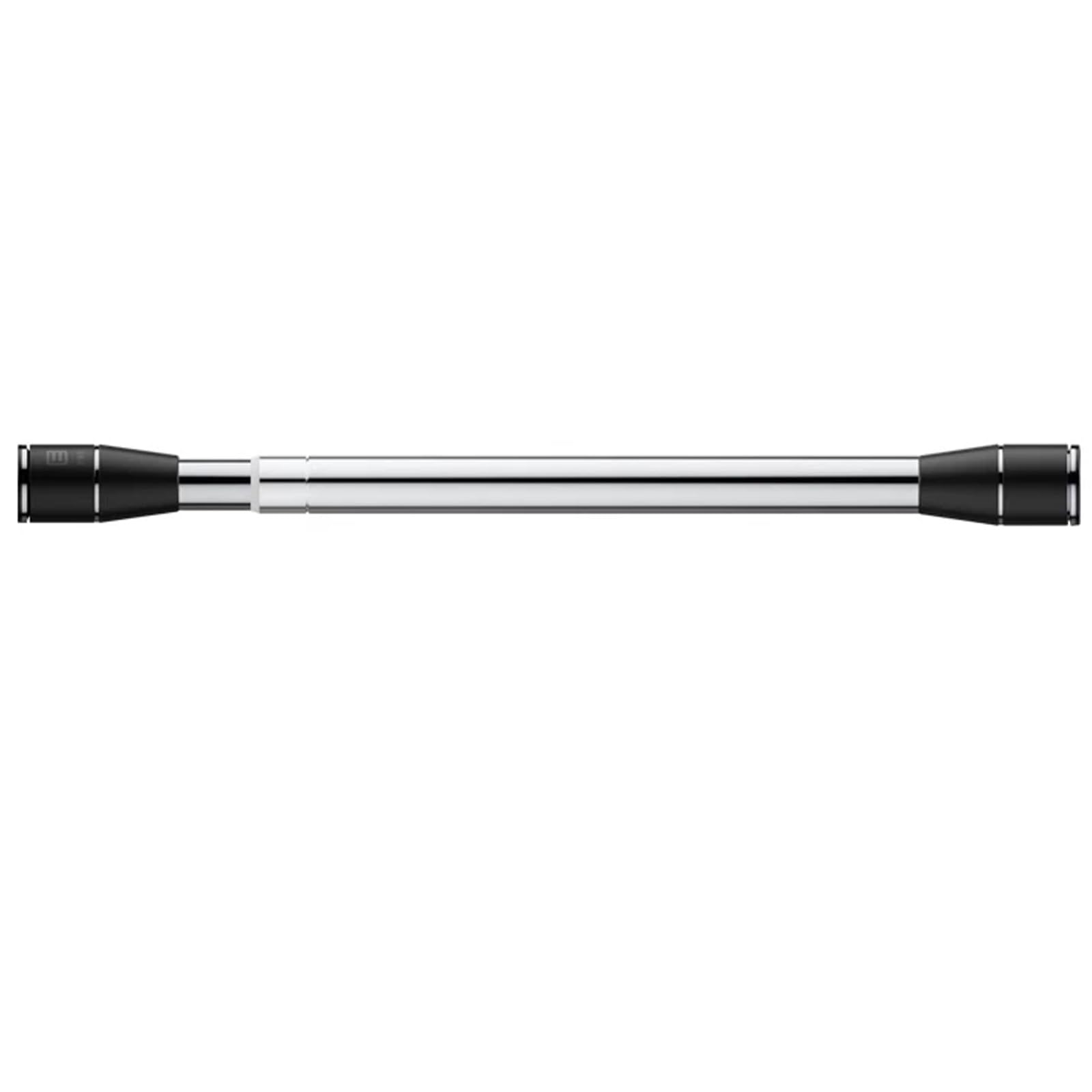 304 Stainless Steel Shower Curtain Rod, 20-114in, with Anti Slip Silicone Pad, Detachable Head, Fits All Walls, for Windows Closet Laundry(130-230cm/51-90in)