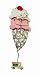 Allen Designs "Ice Cream Cone Scoops Pendulum Clock