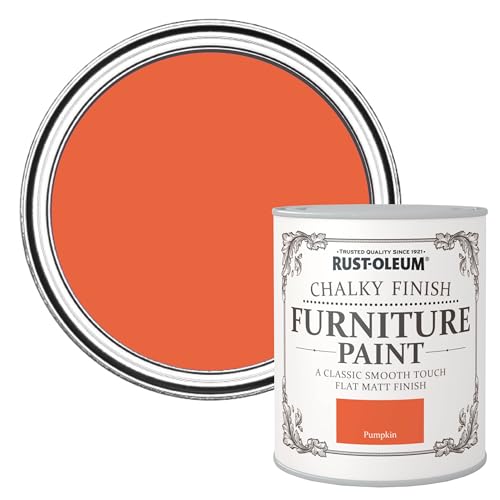 Rust-Oleum 750ml Chalky Finish Furniture Paint - Pumpkin