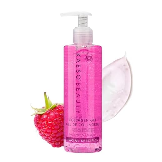 KAESO Gel Conductor Facial y Corporal con Colágeno y Mora 250ml – Hidratación Profunda y Elasticidad para la Piel – Reduce Arrugas, Flacidez y Signos de Envejecimiento