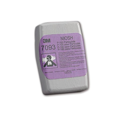 Image of 3M 50051131527053 P100 Particulate Filter, 7093B, Grey/Purple (Pack of 12)