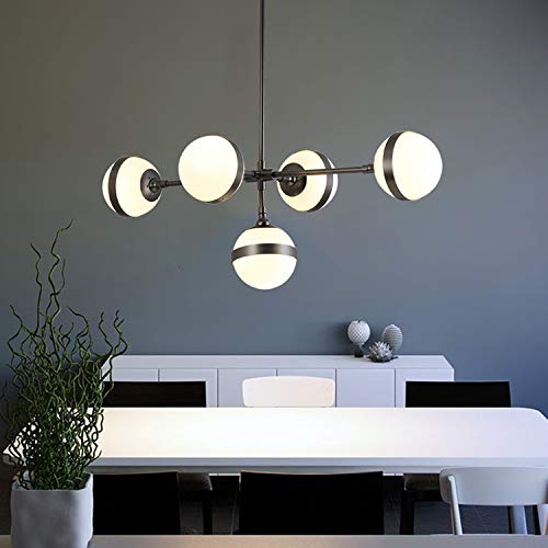 Lustre Magic Bean E14 géométrique à placage de cuivre et plafonnier industriel Spoutnik