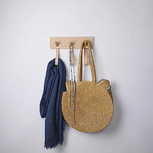 Percheros Para Colgar Abrigos Clothes hook solid wood Nordic style on the wall behind the door hook wall porch coat rack creative coat rack Perchero Para Colgar Bolsas(S) - Image 4