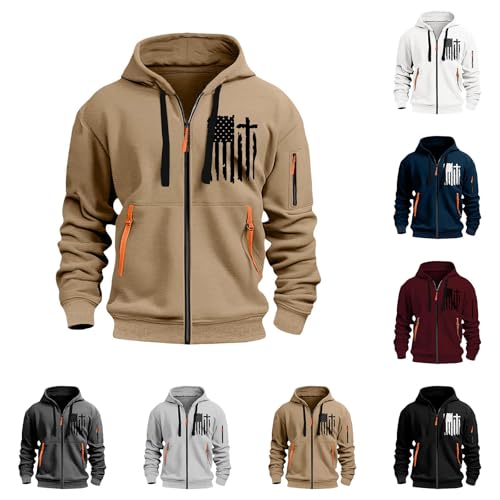 Pull décontracté veste de survêtement homme ample avec fermeture