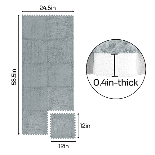 Oiibo 10Pcs Guinea Pig Cage Liners Bed Mats 12"X12" With Borders, Small Animals Hedgehog Fleece Pee Pads Washable And Reusable For Pet Rabbit Dog Cat Playing Or Sleeping Bedding Mat (Grey) #TOP2