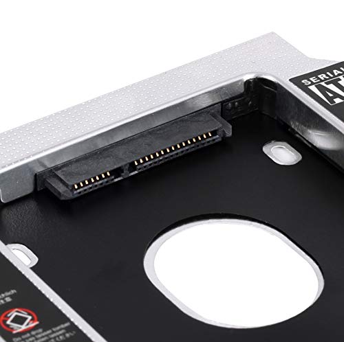 Adaptador Caddy para Segundo Hd ou Ssd Sata Gaveta 12.7mm Case Dvd de Notebook Macbook Mac