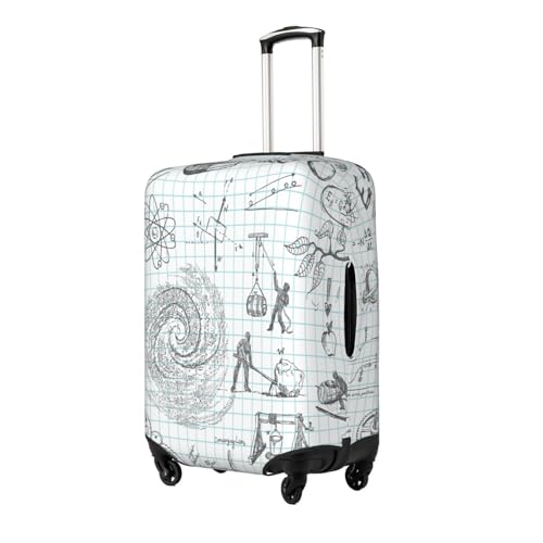 Formula Mathematics Physics Science Luggage Cover for Suitcase, Suitcase Cover Protector Fit 22-24 Inch Luggage Travel Accessories, M2