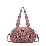Angel Kiss Small Purse Handbag for Women Crossbody and Shoulder Bags Multipocket Soft Hobo Purses Ad