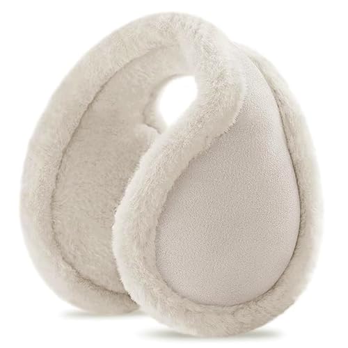 SEDEX Ear Muffs Women Unisex Adjustable Behind The Head Ear Warmers Thermal Faux Fur Back Neck Earmuffs Soft Plush Ear Covers for Cold Winter Outdoor Sports Ski Cycling Headwear