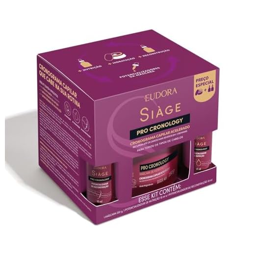 Eudora Siàge Pro Cronology Kit Cronograma Capilar Acelerado
