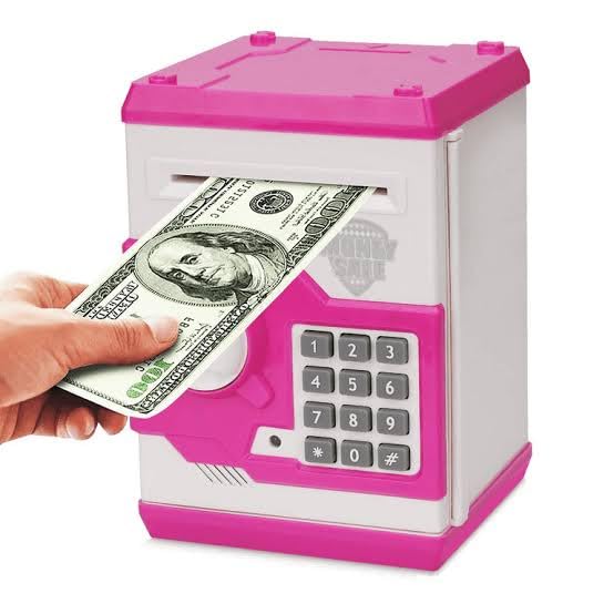 MIDZONE Kids Modern Piggy Bank|Battery Operated Mini Coin Bank with Automatic Door Open|Electronics Security Lock & Password Key|Birthday Gift|Money Saving Cash Deposit ATM for Kids (Multicolor) (B0DG5ZRLFK) Amazon Price History, Amazon Price Tracker
