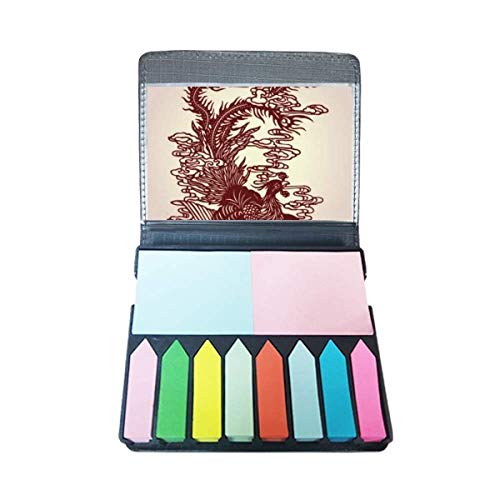 Marque-page phénix adhésif en coffret, cadeau idéal pour lecteur