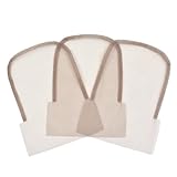 YTBYT 4×4 Transparent Lace for Wig Making Swiss Lace Net Base Wig Accessories for Lace Front Wigs (3pcs,Brown 1)