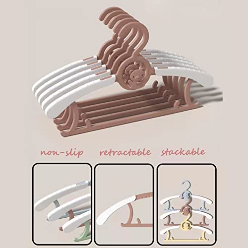 Hgyze Baby Nursery Closet Hangers, Ultra-Thin Non-Slip Laundry Infant Pant Hangers For Newborn Clothes - 20Pcs Colorful Gifts - Adjustable Children Coat Hanger For Girl Boy Toddler Kids Child #TOP5