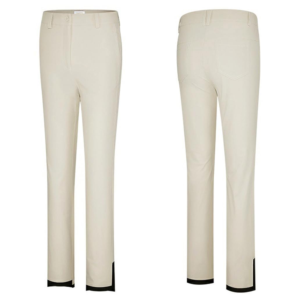 Pantaloni da Jogging da Golf da Donna Estivi Leggeri Elasticizzati Casual da Lavoro alla Caviglia