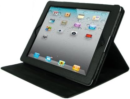 rooCASE Dual-View Multi Angle (Black) Leather Case for 4th Generation iPad with Retina Display / the new iPad 3rd / Apple iPad 2 (Automatically Wakes and Puts the iPad to Sleep)