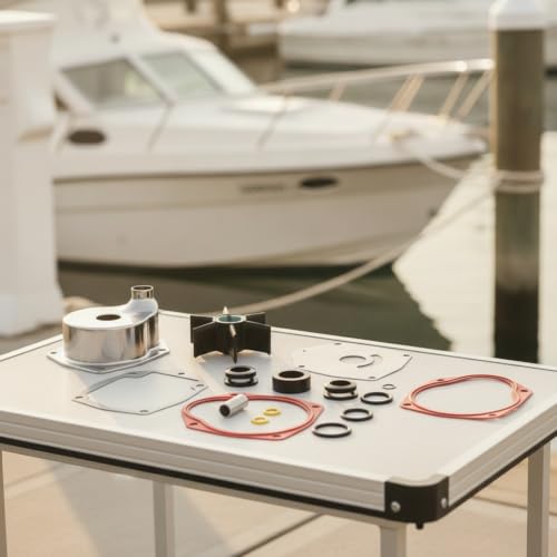 Kit reparación bomba agua predolo con carcasa completa para motores marinos de barcos 6