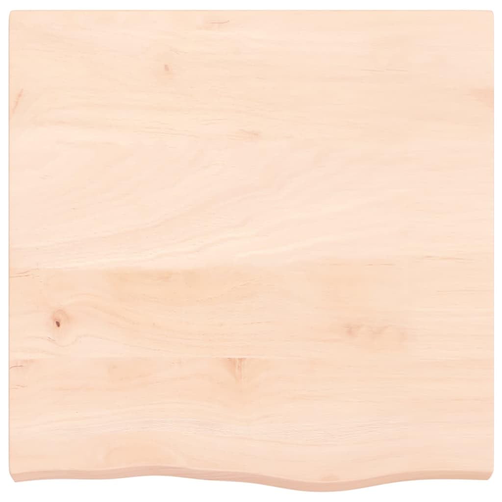 Blat stołu 60x60x(2-6) cm lite drewno dąb nieobrobiony