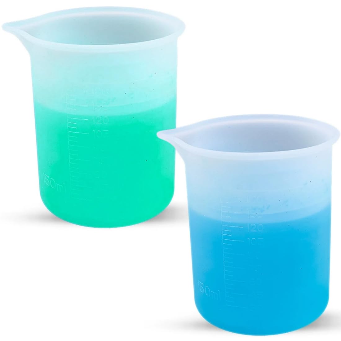 2 Pezzi Misurino per Bucato, 150 ml Silicone Misurini Liquidi Riutilizzabile Misurino per Detersivo per Bucato, Niente più Disordine o Perdite per la Casa Dormitorio