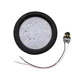 Peterson 817KC-7 Led Back-Up Light, Round, Amp, Grommet-Mount, Kit, 4