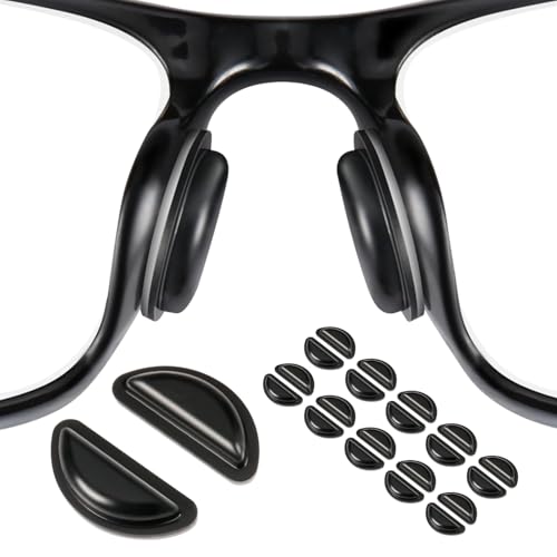 10 Pairs Anti-Slip Nose Pads Compatible with Ray-Ban Meta Smart Glasses Gen 2, Soft Silicone Air Cushion Nose Grips for Wayfarer Headliner Skyler, Self Adhesive Comfort Accessories
