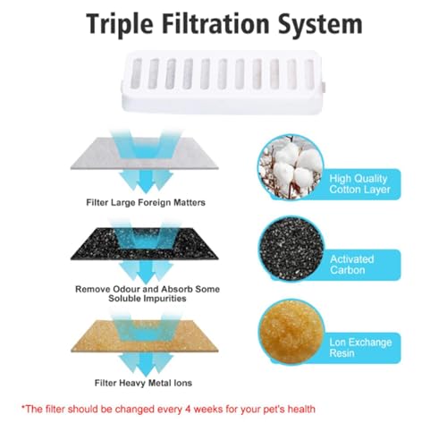 Fuente de agua y comedero 2 en 1 para gatos 3L miniatura 4