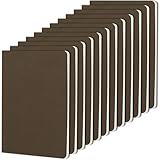 ZCZN A5 Cahiers Lignés, Lot of 12 Blocs Carnet de Notes, Carnet de Voyage à Couverture K...