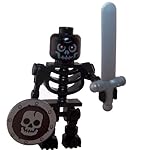 LEGO Loose Minifigure Dark Skeleton