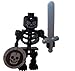 LEGO Loose Minifigure Dark Skeleton