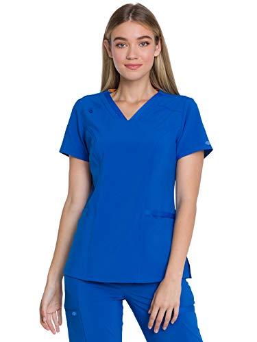 Dickies-EDS-Essentials-Women-Scrubs-Top-V-Neck-DK735
