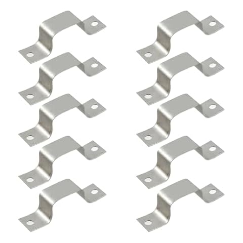 LC LICTOP Rectangular Stainless Steel Strap Clamps Cover