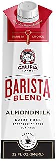 Califia Farms - Almond Milk, Original Barista Blend, 32 Oz (Pack of 6)