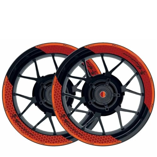 Autocollants de jantes Hayabusa GSXR1300 moto Suzuki en kit de 8 pièces