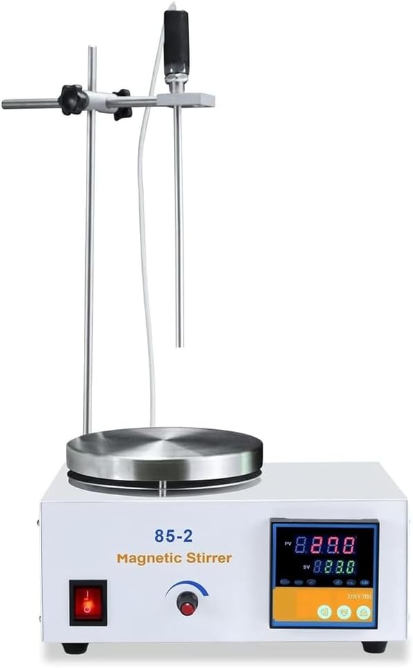 Magnetic Stirrer, Mixer, Test Instrument, Heated Magnetic Stirrer, Laboratory Digital Display Adjustable Stirrer with Stirring Rod