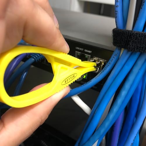 Image of Miller Transceiver Insertion & Extraction Tool - For SFP, SFP+, QSFP+ & CFP Hot‑Pluggable Network Transceivers - Slim Tool for High‑Density Panels