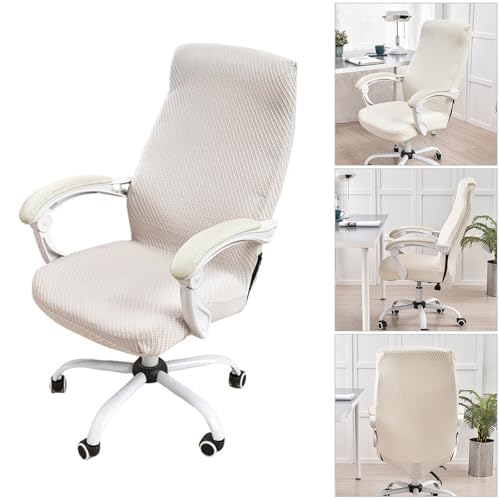 Housse de chaise de bureau lavable pour rénover un dossier usé - 3