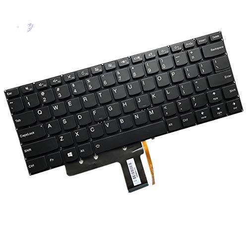 Clavier Lenovo IdeaPad 310-14IAP noir rétroéclairé pièce rechange US