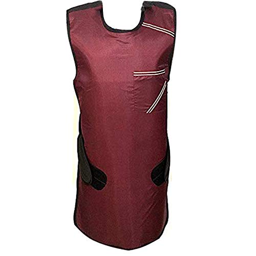 HealthGoodsIn - Lead Apron 0.5mm Lead (pb) Equivalency Protection for Working with X-Ray Machine | Lead Apron with Robust Hanger for Hospitals, Labs, Nursing Homes, Etc. (Maroon)