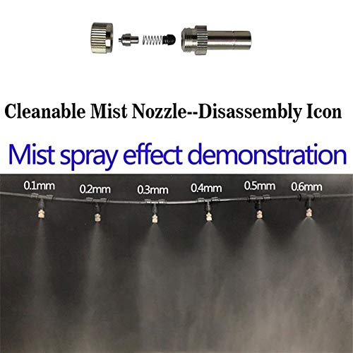 Buse de brumisation évitant les gouttes d'eau pour climatisation de terrasse - 5