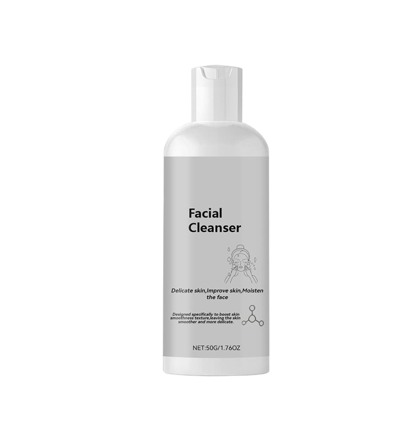 Purifying & Moisturizing Facial Cleanser 50g,cleanses Pores Of Impurities And Gently Nourishes The Skin(3pcs)