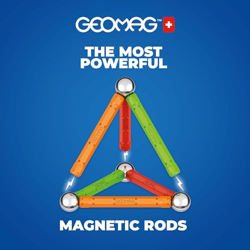 Geomag 392 magnetisches Spielzeug, Blau, Grün, Gelb, Orange, Rot – Ansicht 3