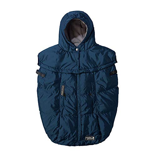 Image of 7 A.M. Enfant Pookie Poncho (Metallic Prussian Blue)