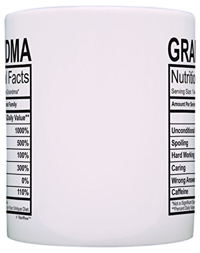 Thisweargrandparentannouncementgiftsgrandmagrandpanutritionfacts2pack11ozceramiccoffeemugset Urban Country Home Decor Thiswear grandparent announcement gifts grandma grandpa nutrition facts 2 pack 11oz ceramic coffee mug set urban country home decor