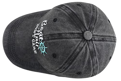Gorra de mezclilla ajustable para hombre y mujer miniatura 5