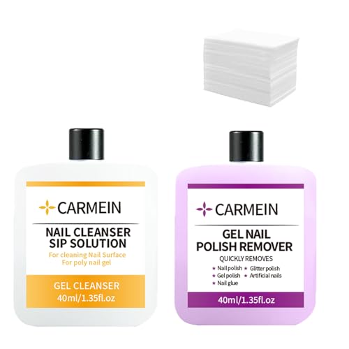 Image of Nail Cleaner & Gel Nail Polish Remover - Polyester Nail Gel Essential Kit(Gel Cleanser set D)