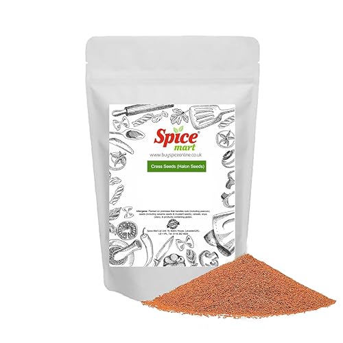 Cress Seeds | Halim Seeds Sprouting Premium Quality Free UK P&P by Spice Mart (100 Grams)